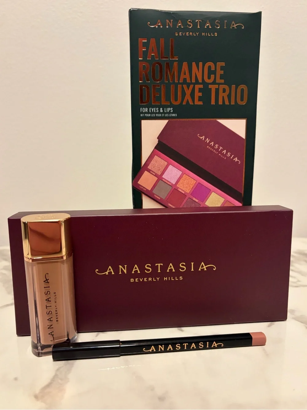 Anastasia Beverly Hills - Fall Romance Deluxe Eye & Lip Trio - New in Box